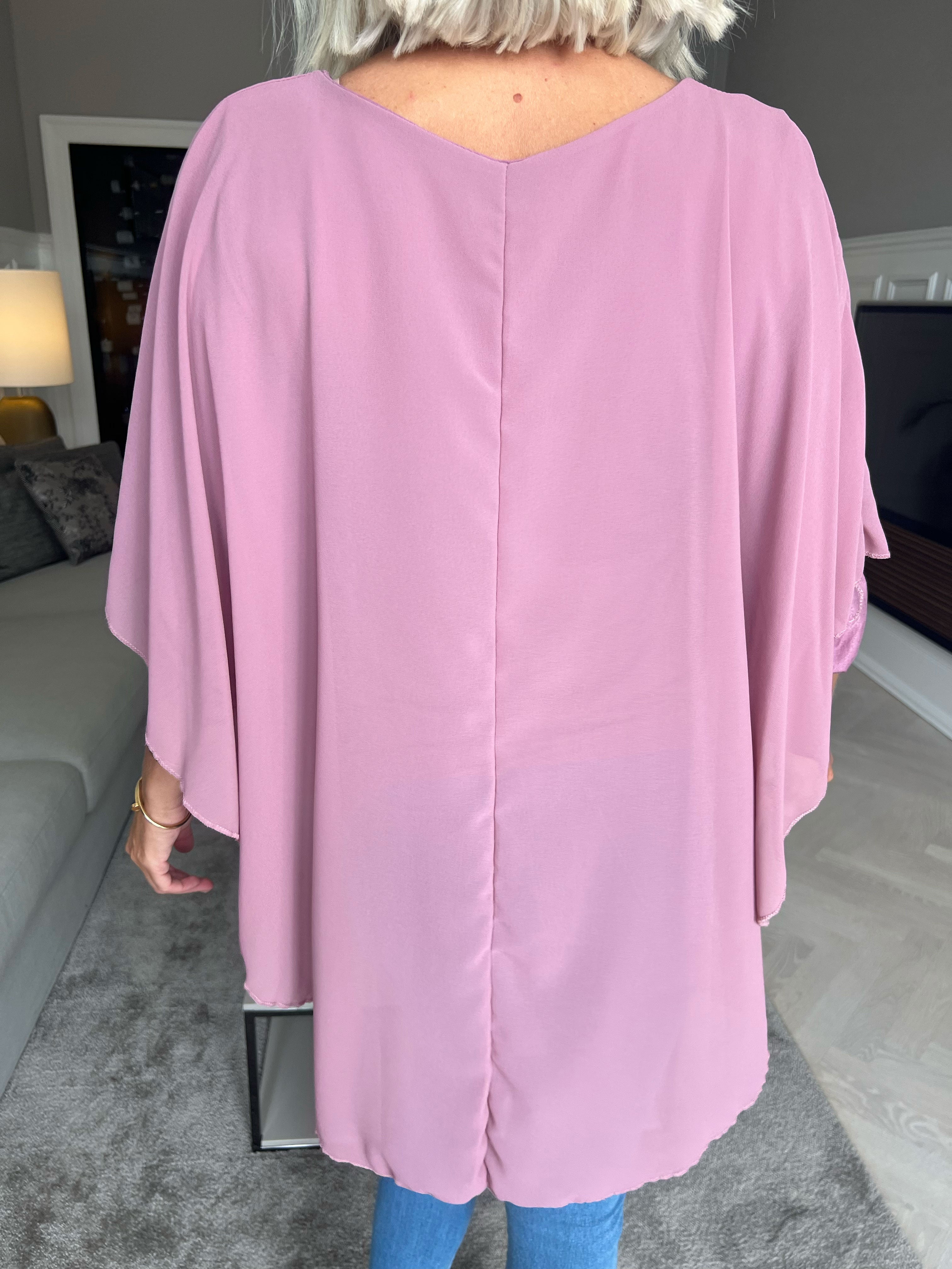 Kenya Shirt - Tunika med chiffonglager